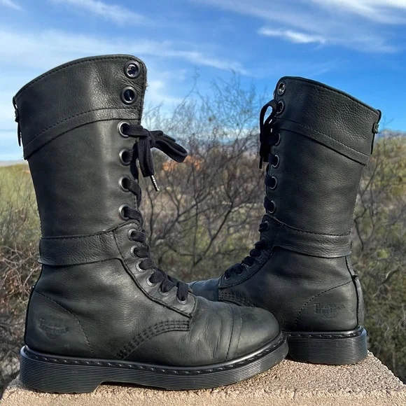 Dr. Martens Mirage Floral Triumph 1914 Tall Boots - Picture 1 of 17